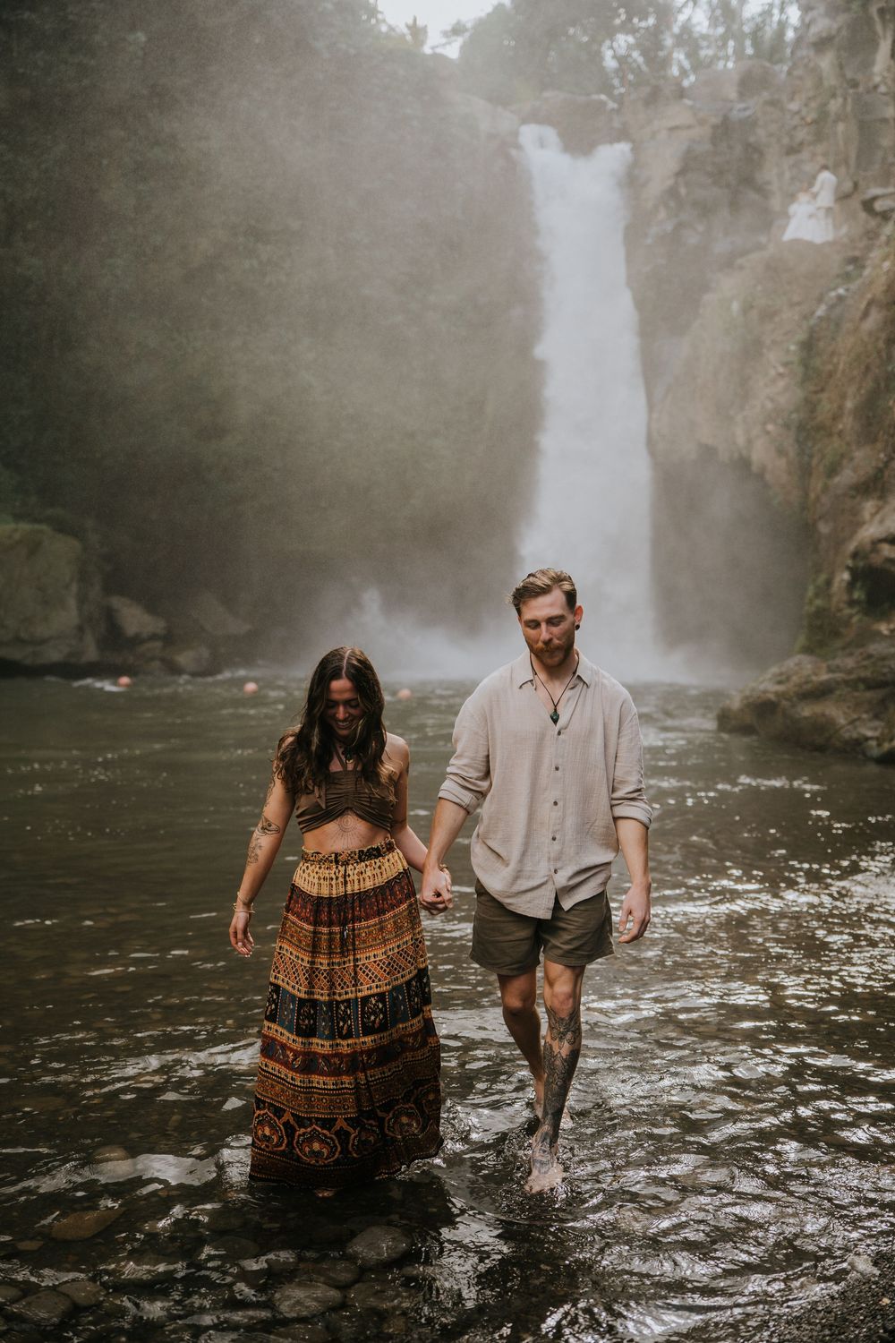 Proposal photography at Blangsinga Waterfall Bali