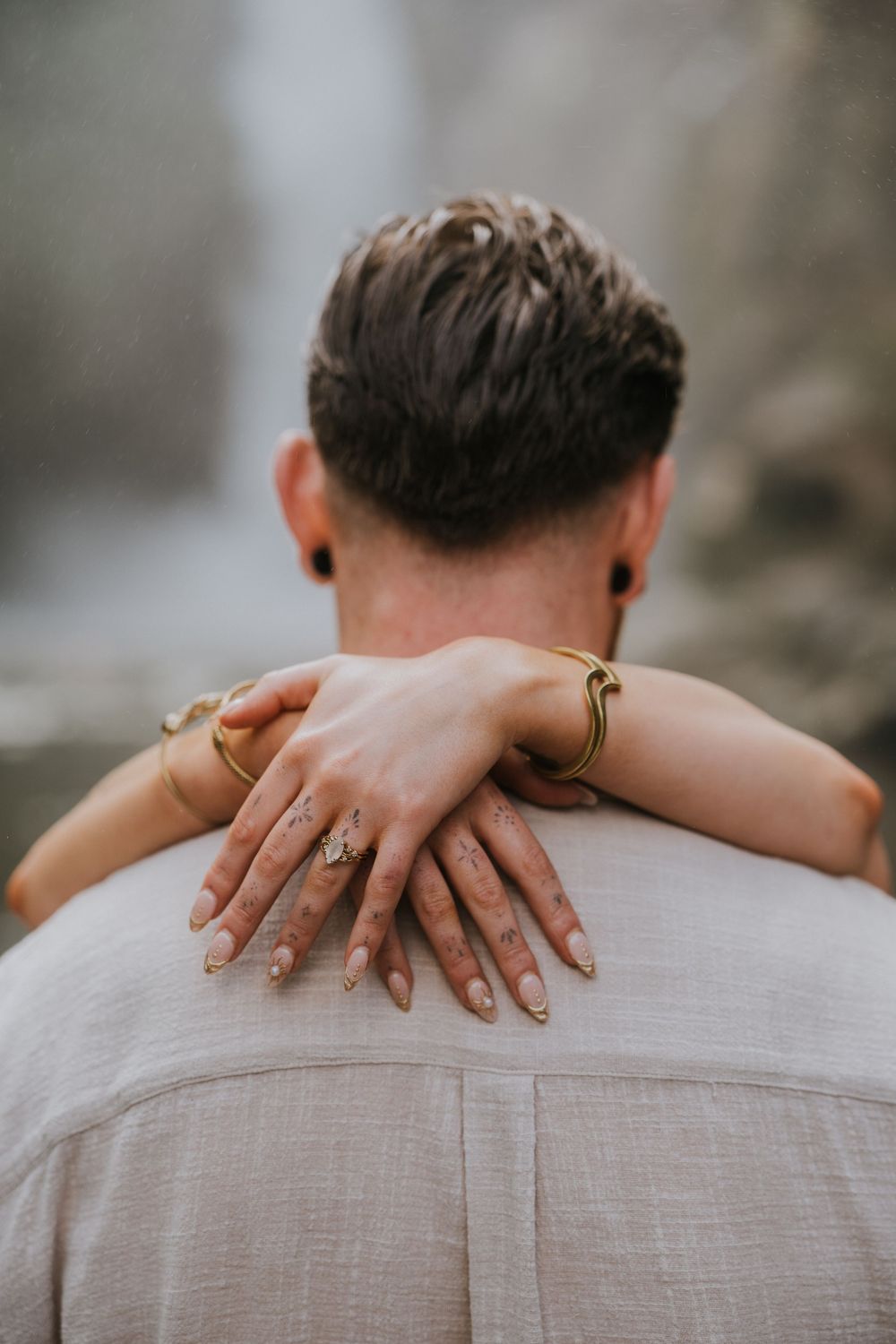 Proposal photography at Blangsinga Waterfall Bali