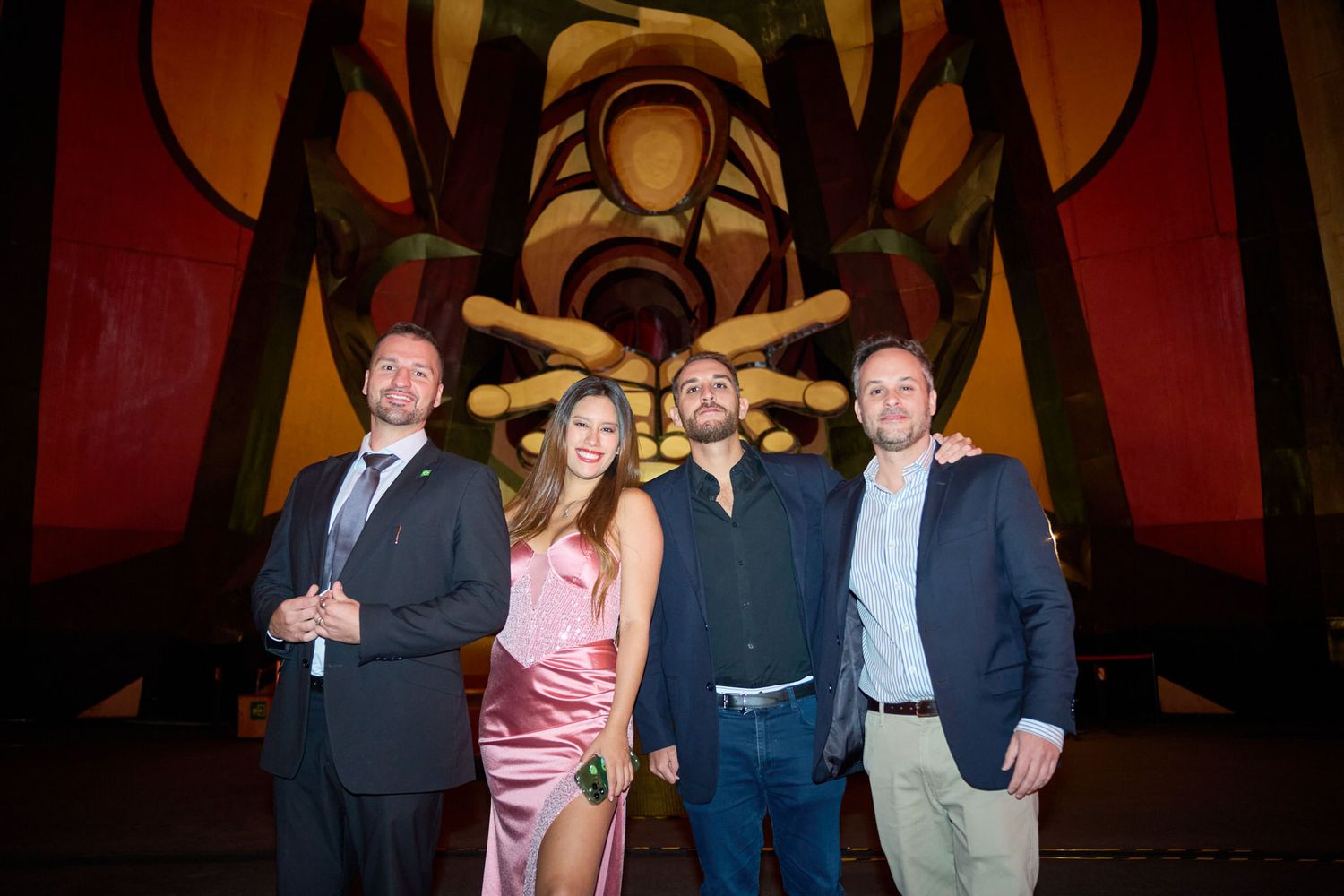 Asistentes a eventos empresariales en polyforum siqueiros
