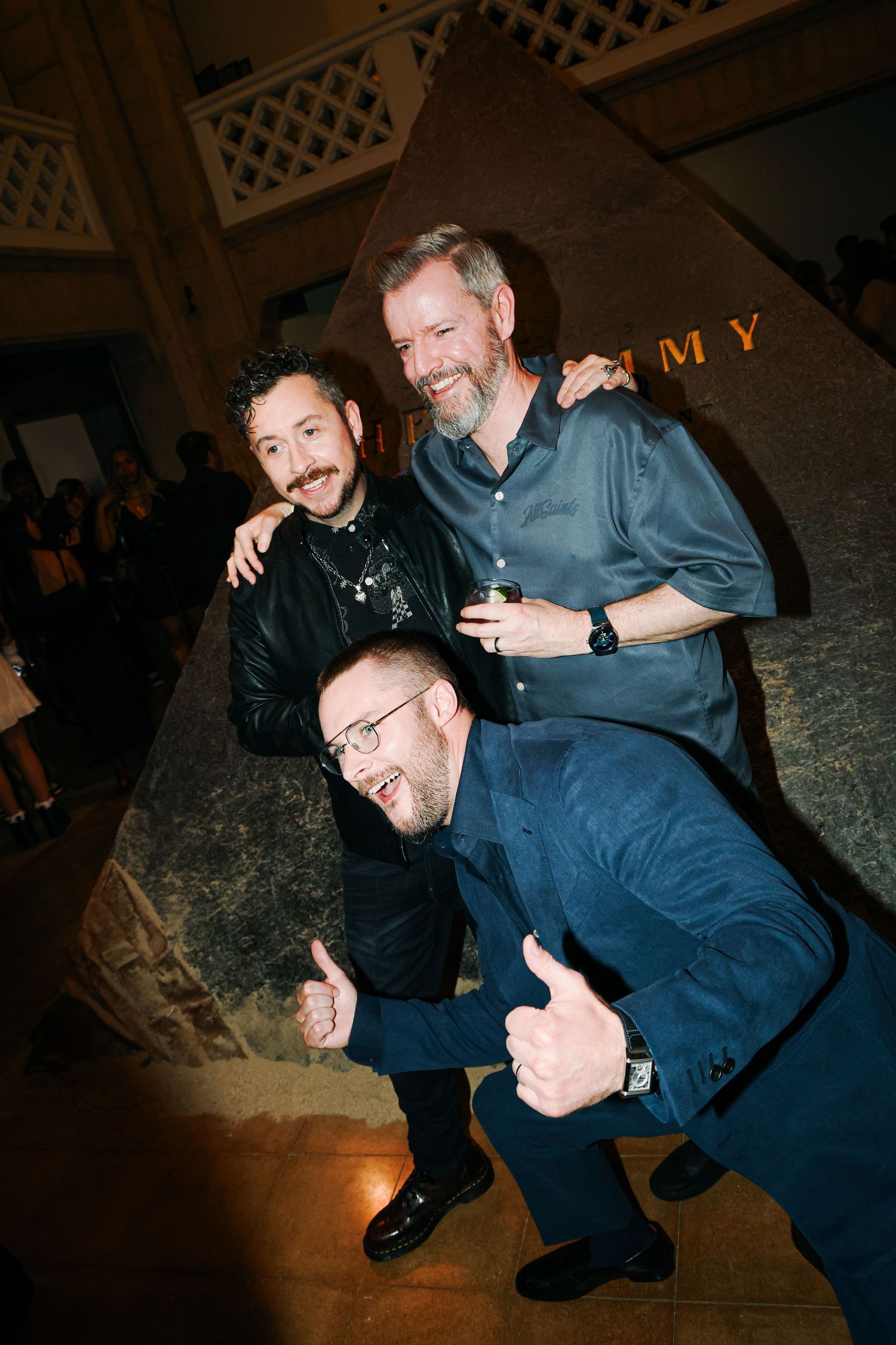Jack Reynor and Lee Cronin at the premiere of Lee Cronin's The Mummy at the American Legion Post 43.