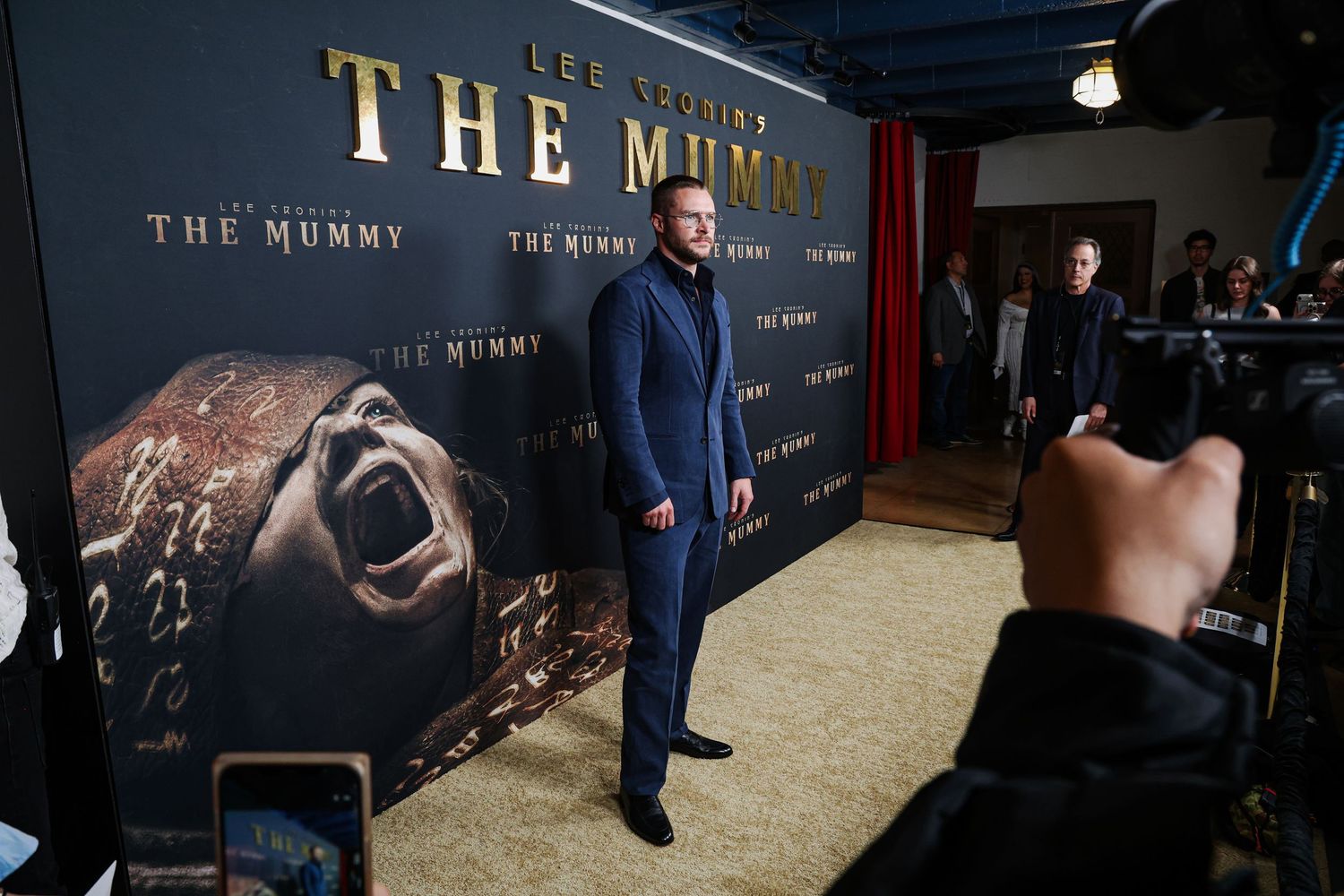 Jack Reynor at the premiere of Lee Cronin's The Mummy at the American Legion Post 43.