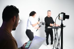 Behind the scenes