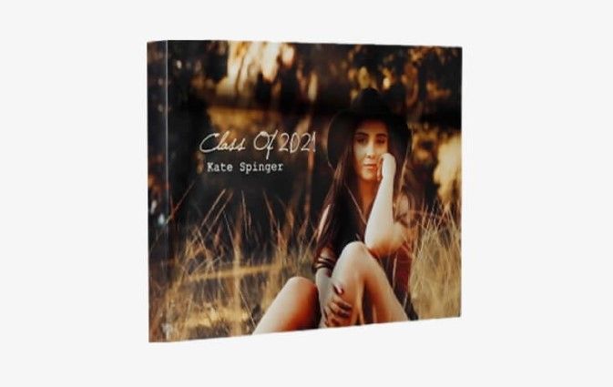 "Close-up of a  paper cover print with a modern, sleek cover showcasing a high-resolution portrait