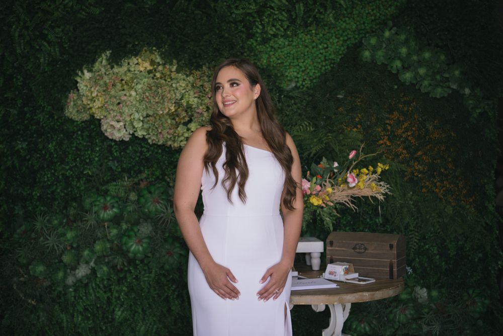 beautiful bride at her bridal shower jardin corinthian mission texas wedding photography