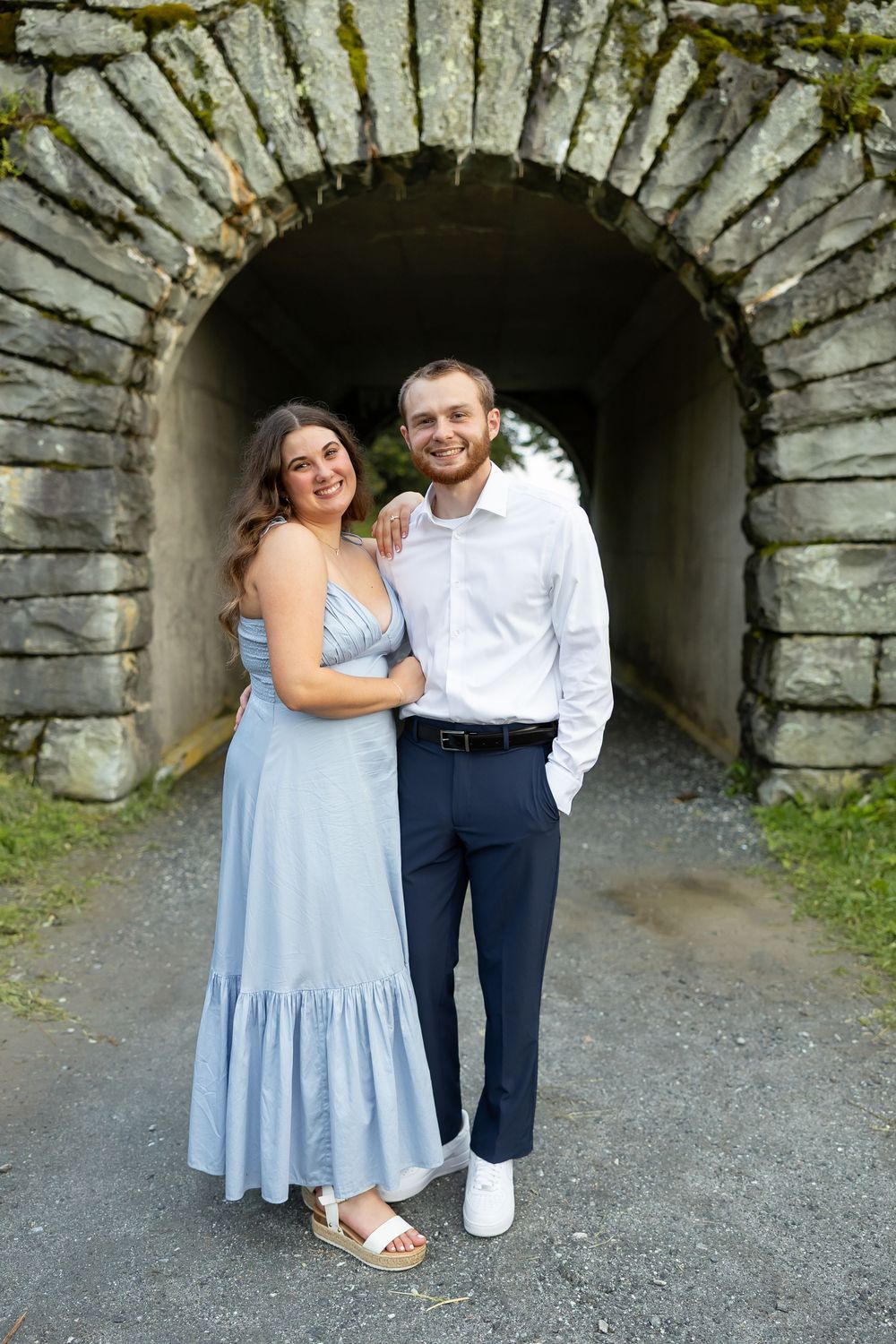 Engagement Couples Session at Moses Cone on the Blue Ridge Parkway in Blowing Rock, NC