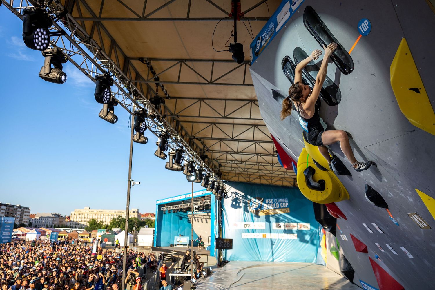 Sport climbing competition - photo by Jan Virt, Official World Climbing photographer