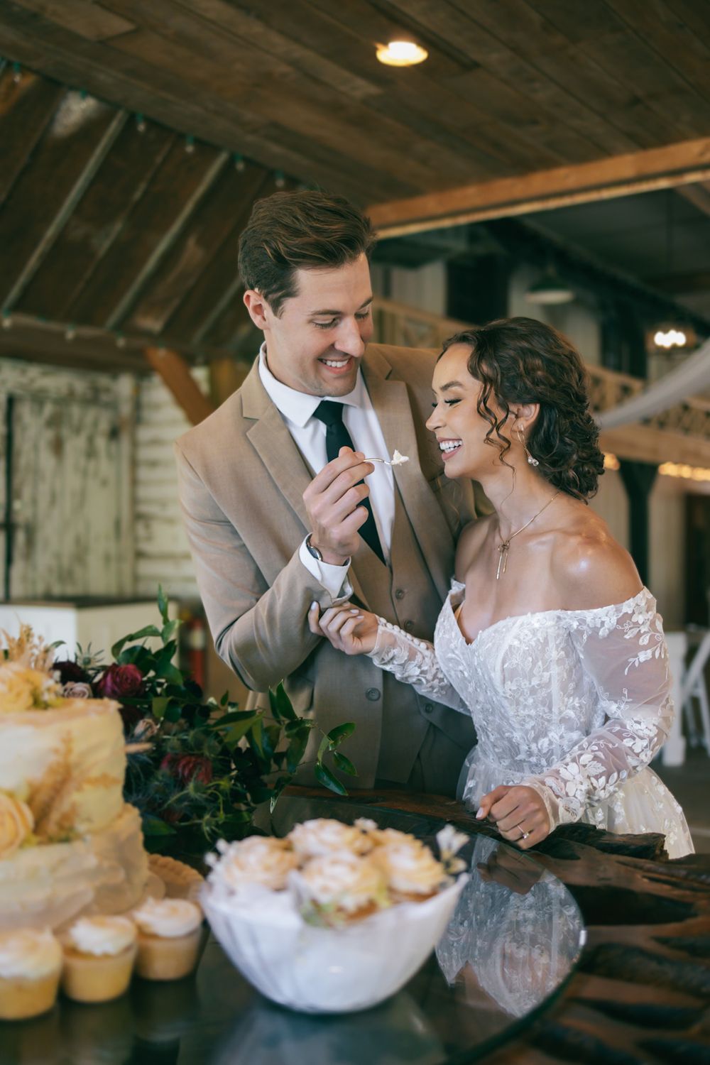 cake tasting photographs