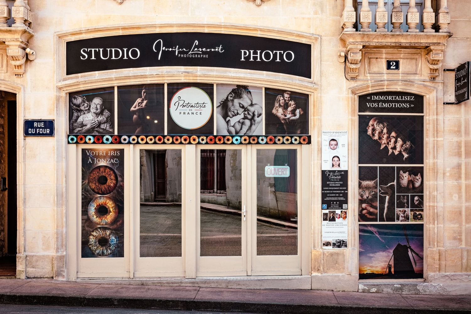 Studio photo jennifer lescouët photographe 2 rue du four jonzac