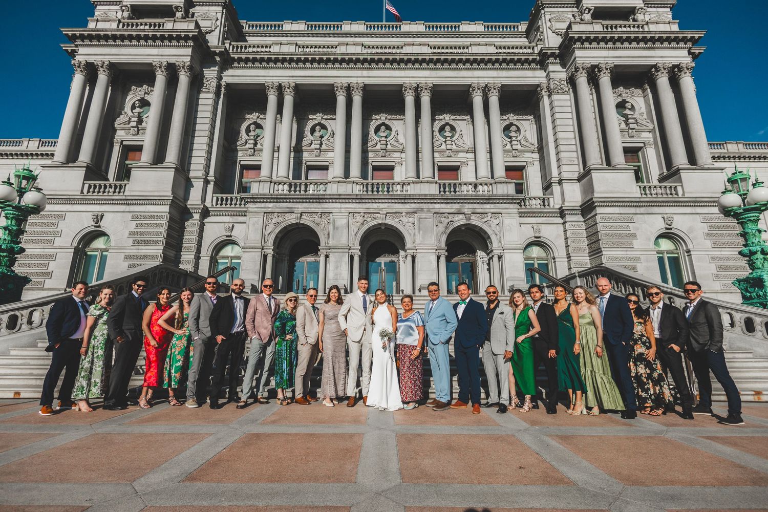 Library of Congress wedding party