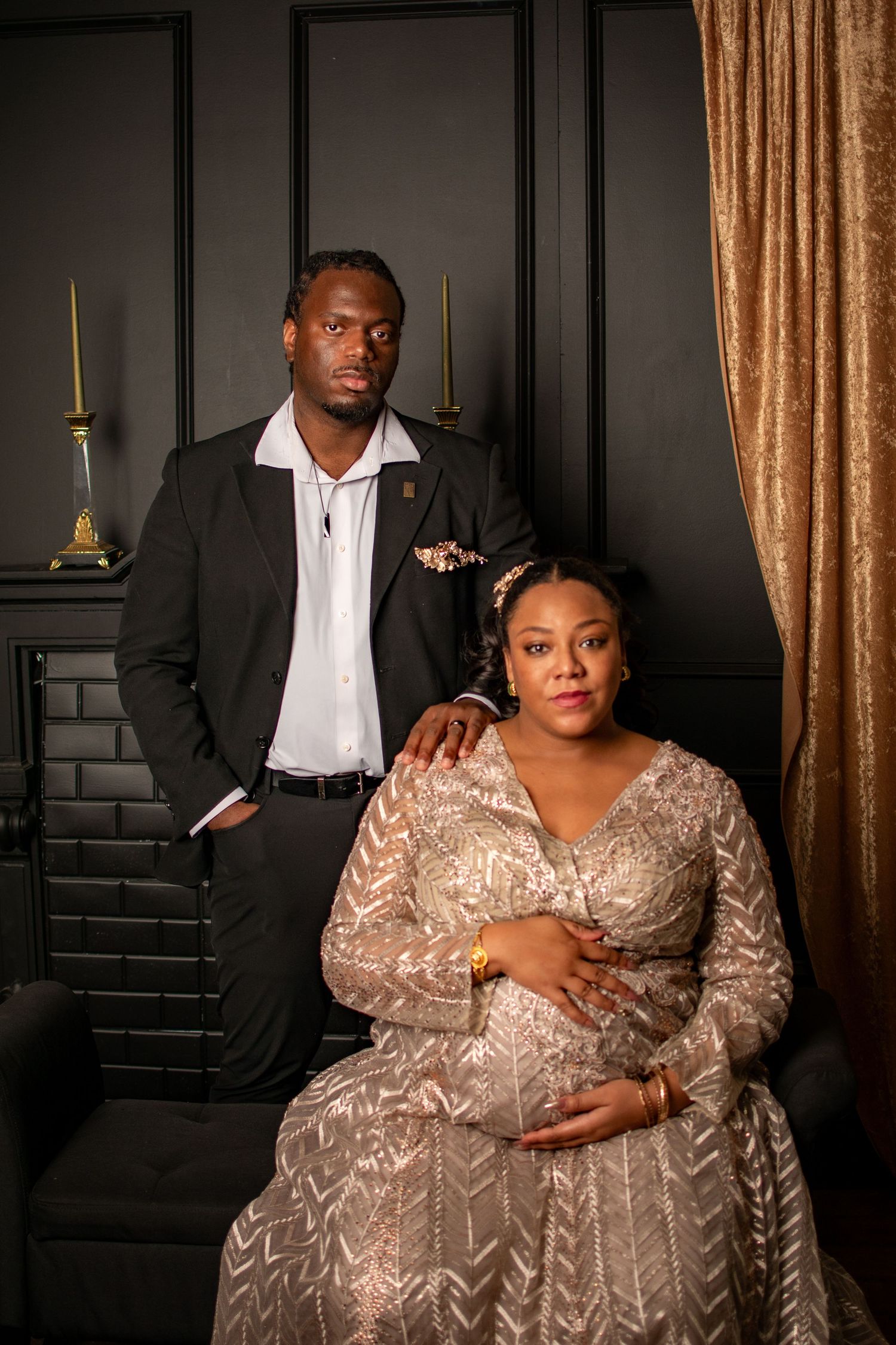 Maternity Portrait Photography in Southern Maryland, couple maternity sessions