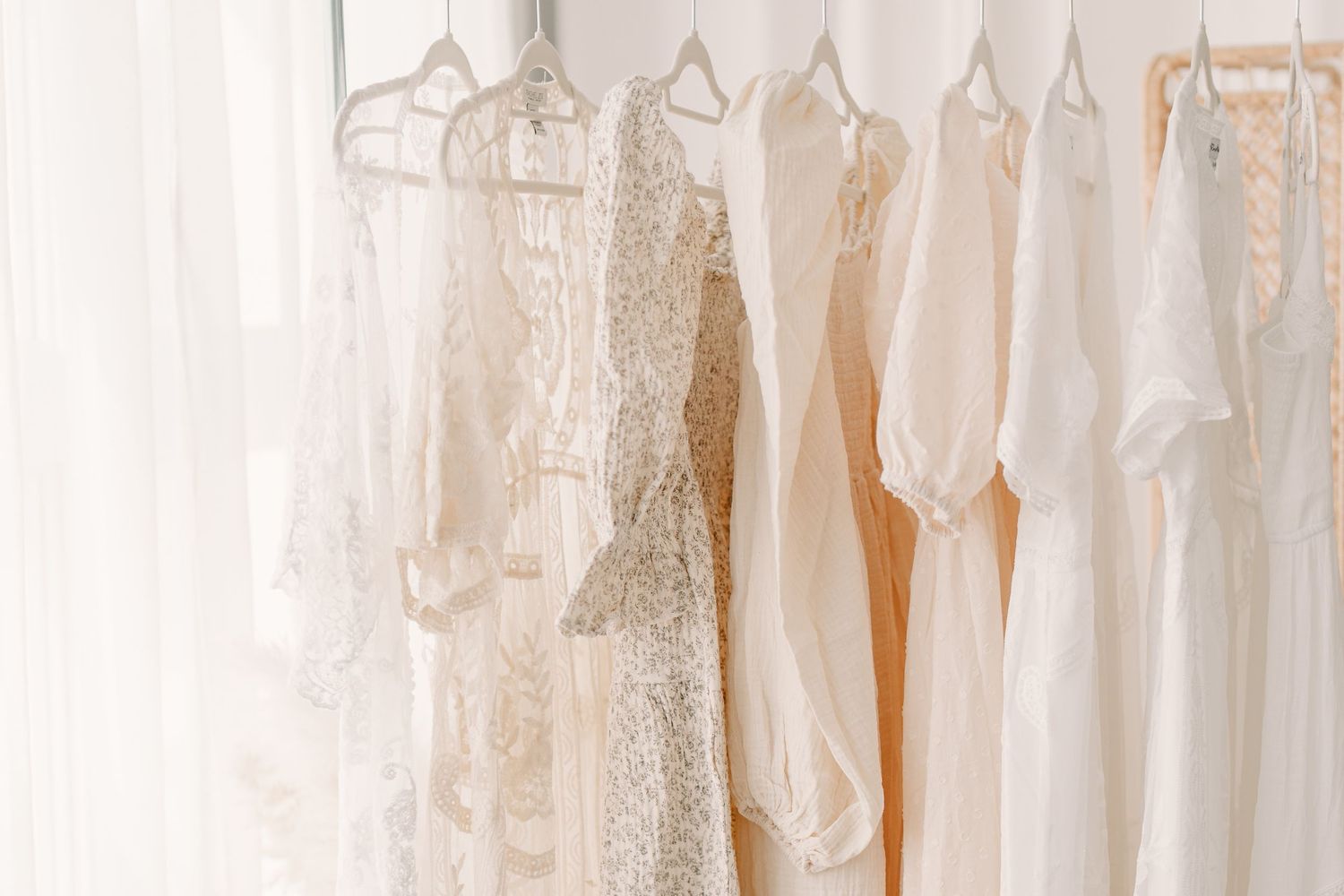 Garde-robe cliente du studio de photographie