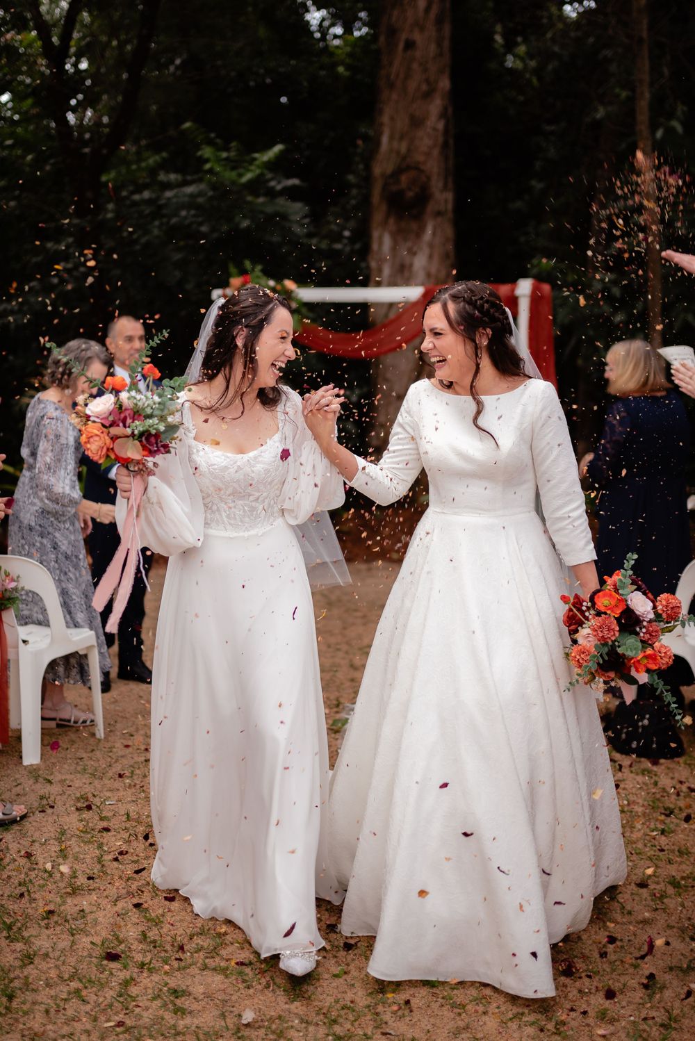 Bride and bride Portraits - ceremony