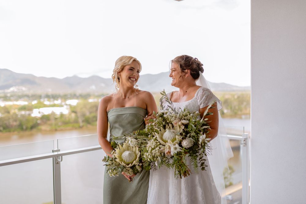 Bride and bridesmaid Portraits