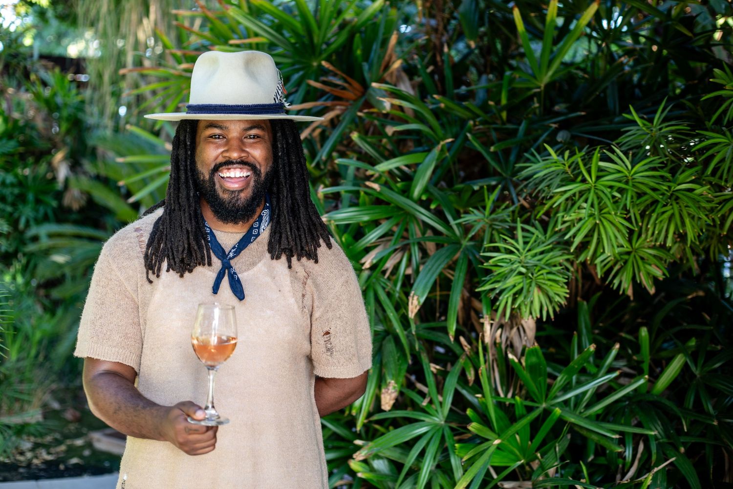 Sommelier George Walker for Wade Cellars photographed by food and lifestyle photographer Jonathan Cooper
