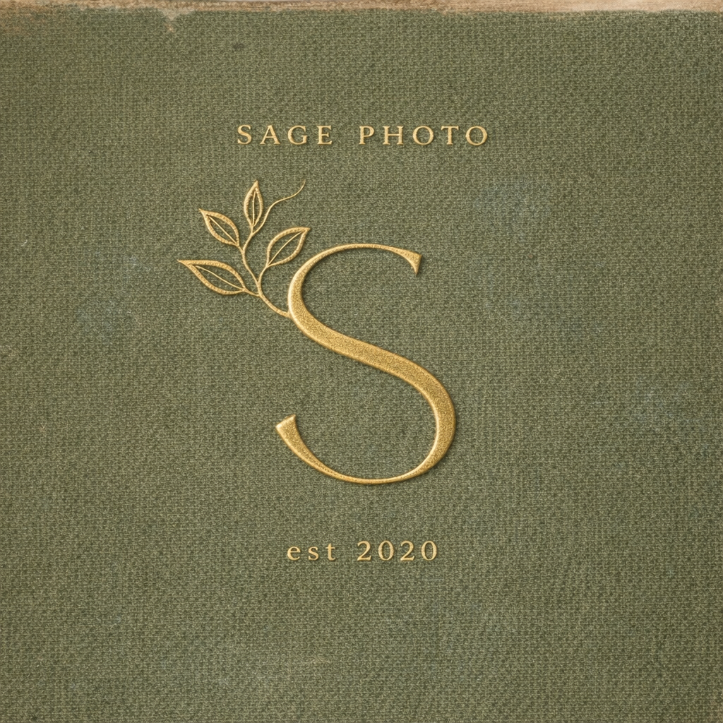 Sage photo branding logo