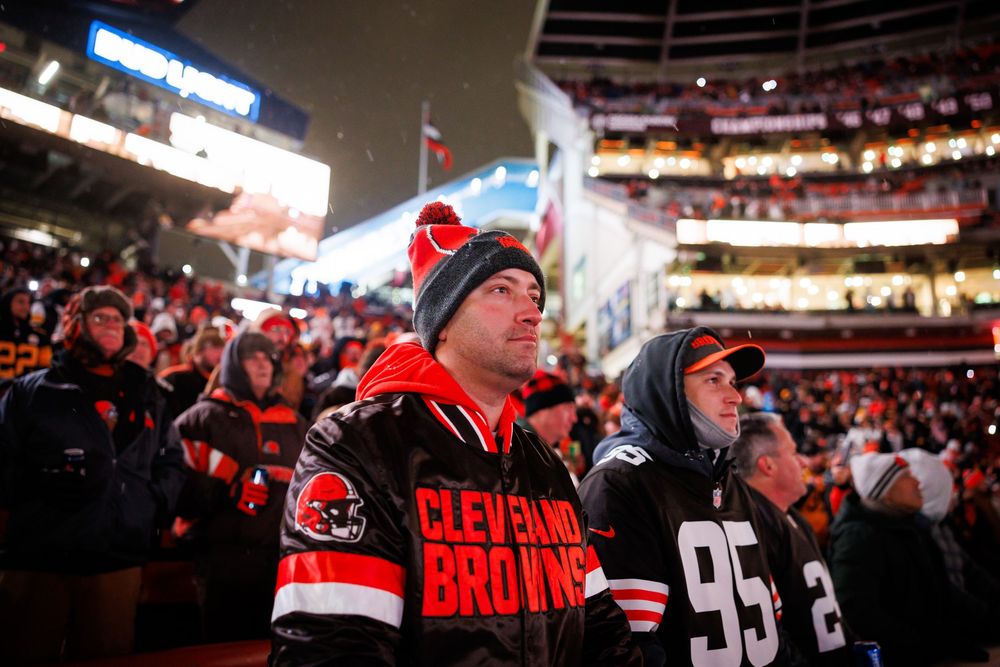 Lifestyle sports photo at Cleveland Browns Stadium vs Pittsburgh Steelers for Destination Cleveland
