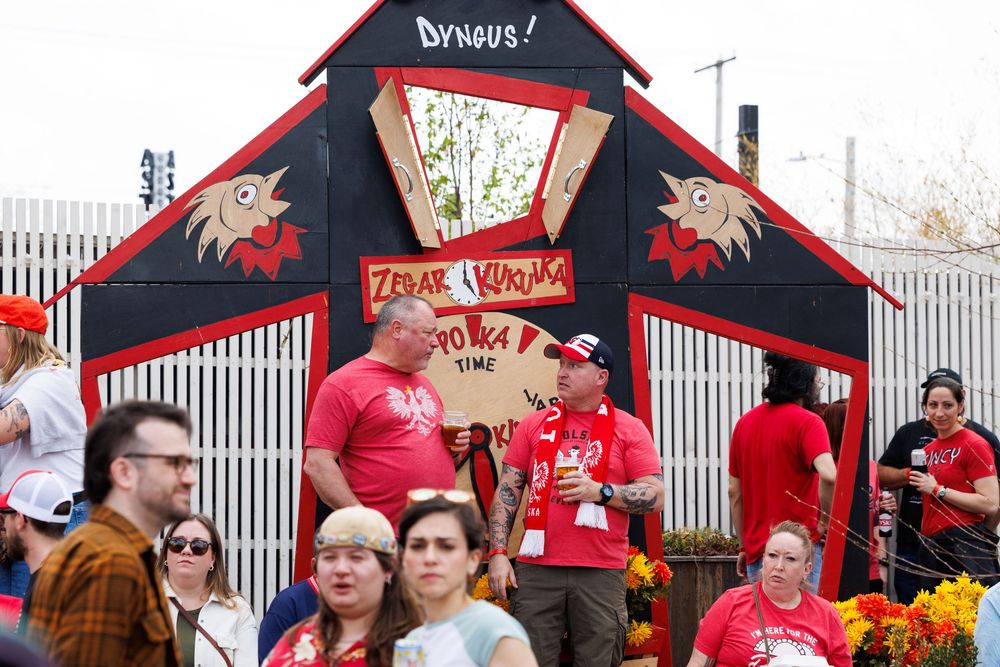 Lifestyle photo at Cleveland Dyngus Day for Destination Cleveland