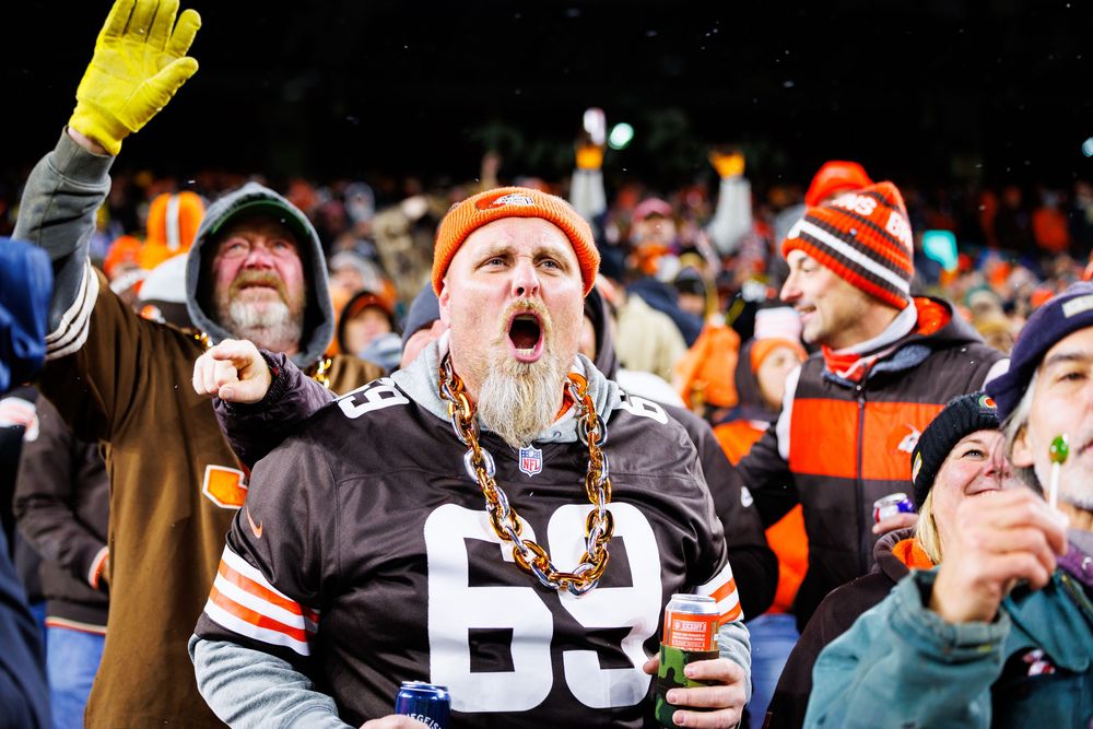 Lifestyle sports photo at Cleveland Browns Stadium vs Pittsburgh Steelers for Destination Cleveland