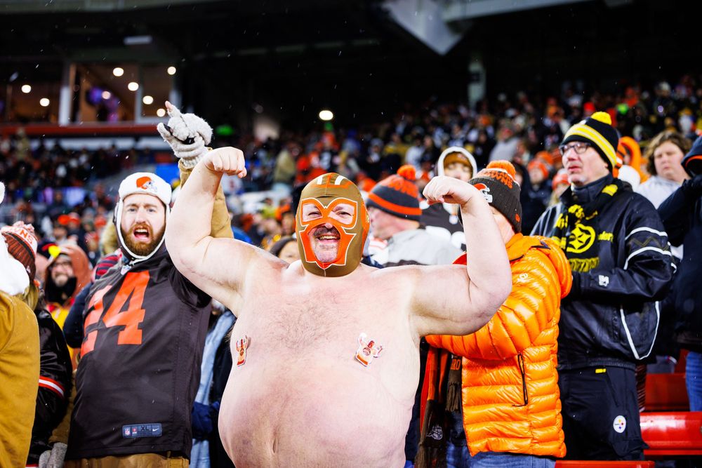 Lifestyle sports photo at Cleveland Browns Stadium vs Pittsburgh Steelers for Destination Cleveland
