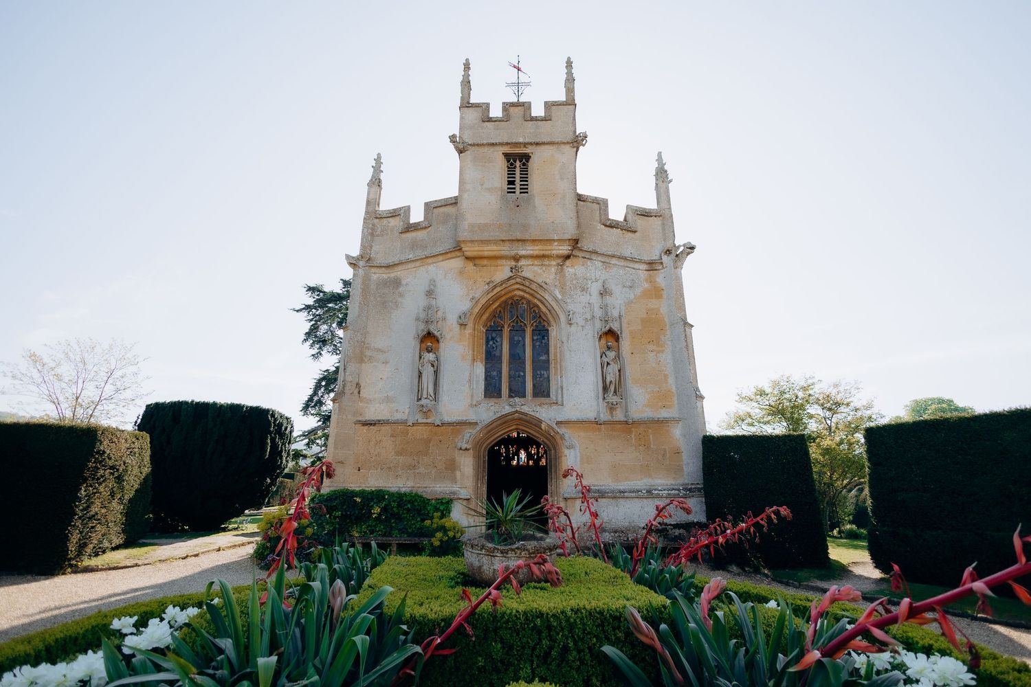 St Mary’s Church at Sudeley Castle wedding venue.