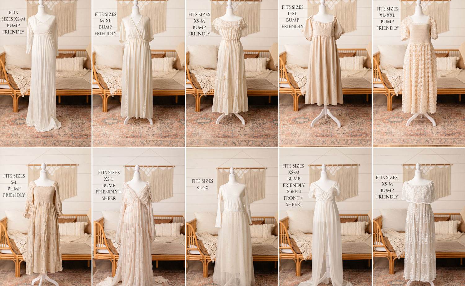 client closet dresses for newborn photography sessions in Magnolia TX