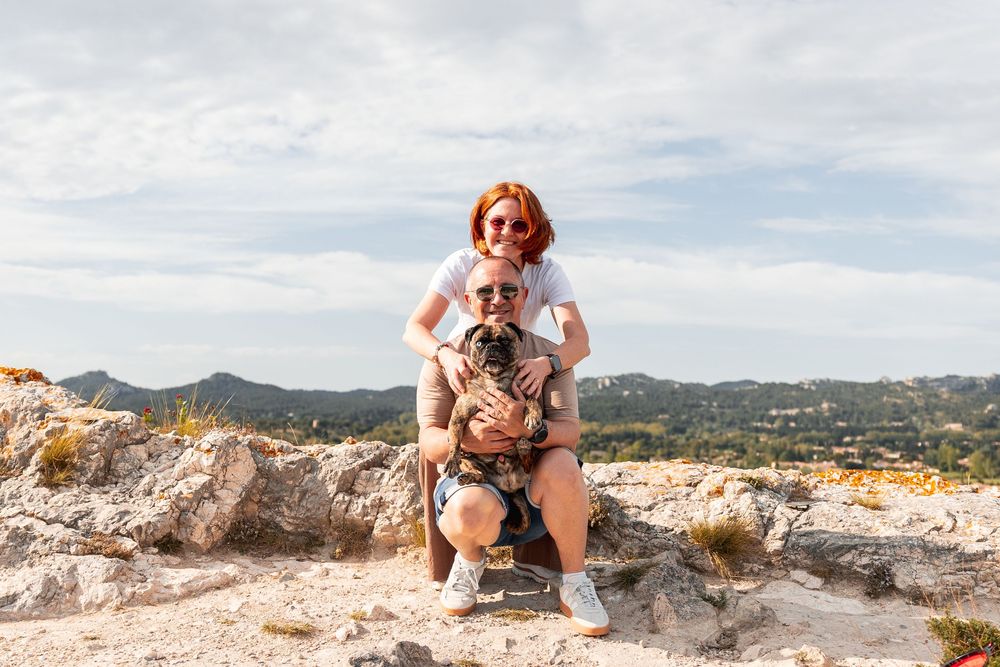 shooting couple et chiens