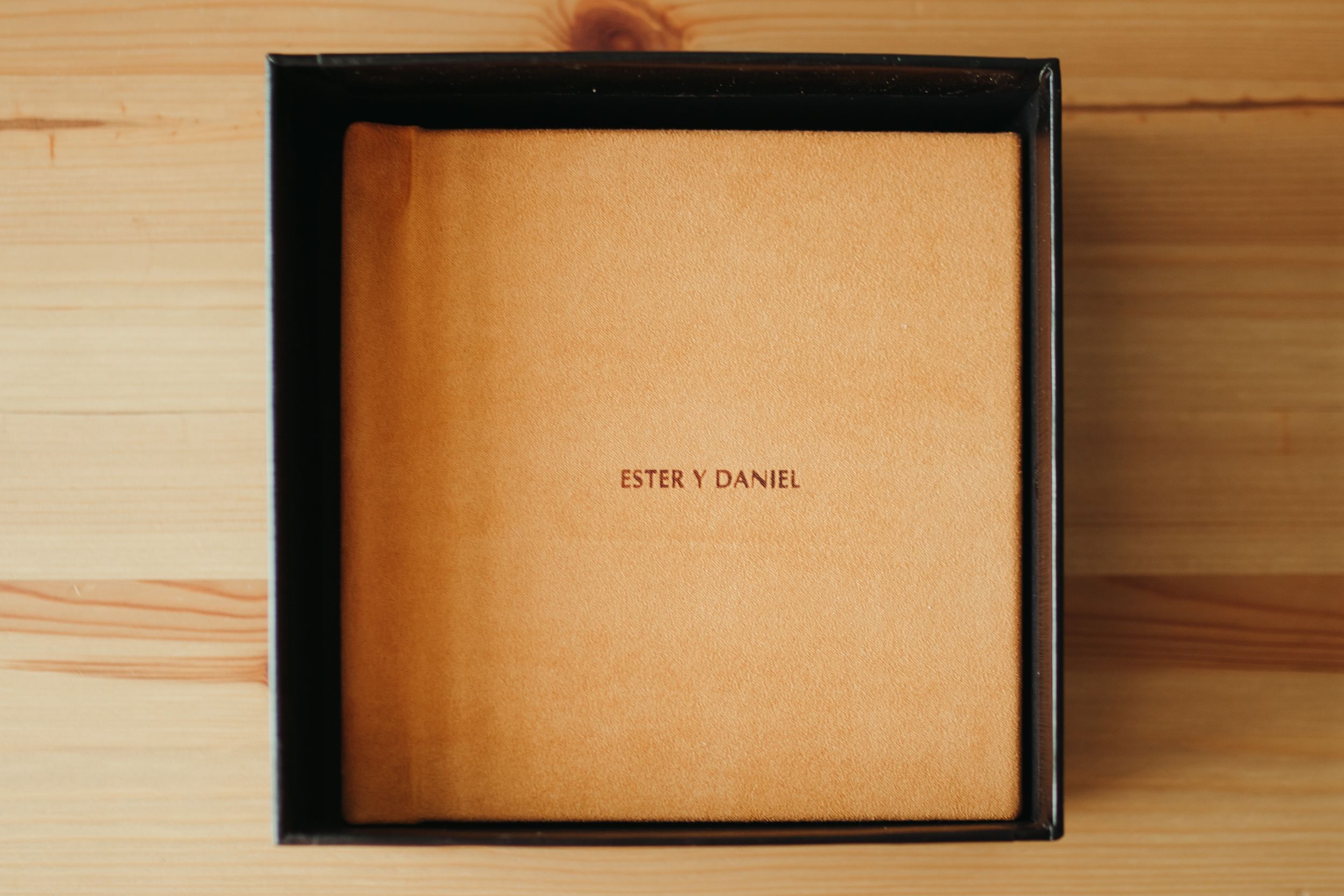 Álbum de boda para padres en formato 20x20