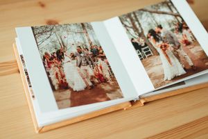 Álbum de boda pequeño incluido en pack para familiares