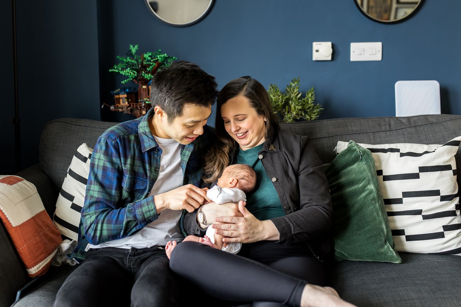 Canary Wharf newborn photoshoot