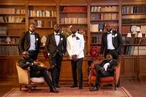 Groom and groomsmen