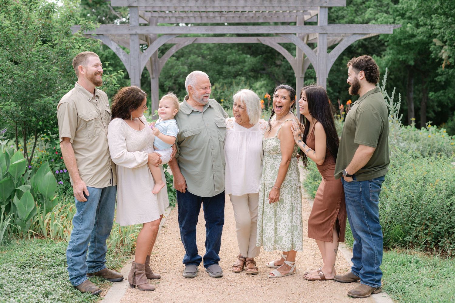 spring texas hill country family session