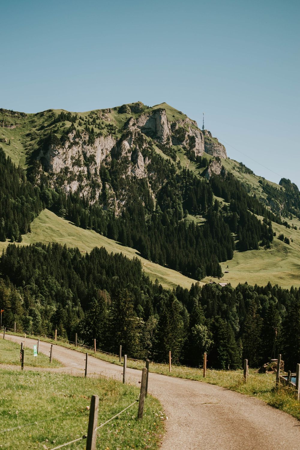 Katie Phillips (Soulfull Photographs) the photographer taking photos of Switzerland mountains and back roads on a hike