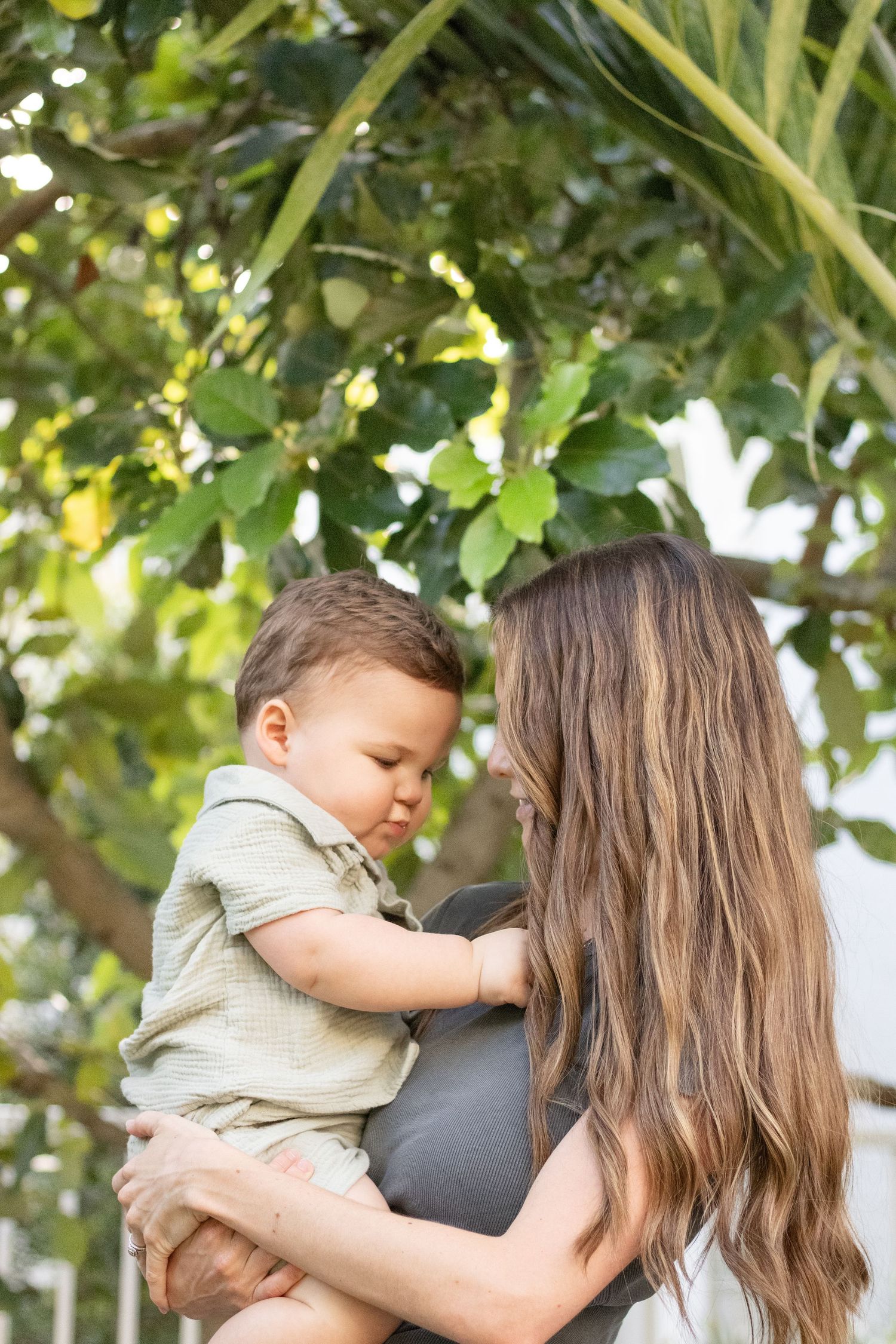 mother and son photo session south florida