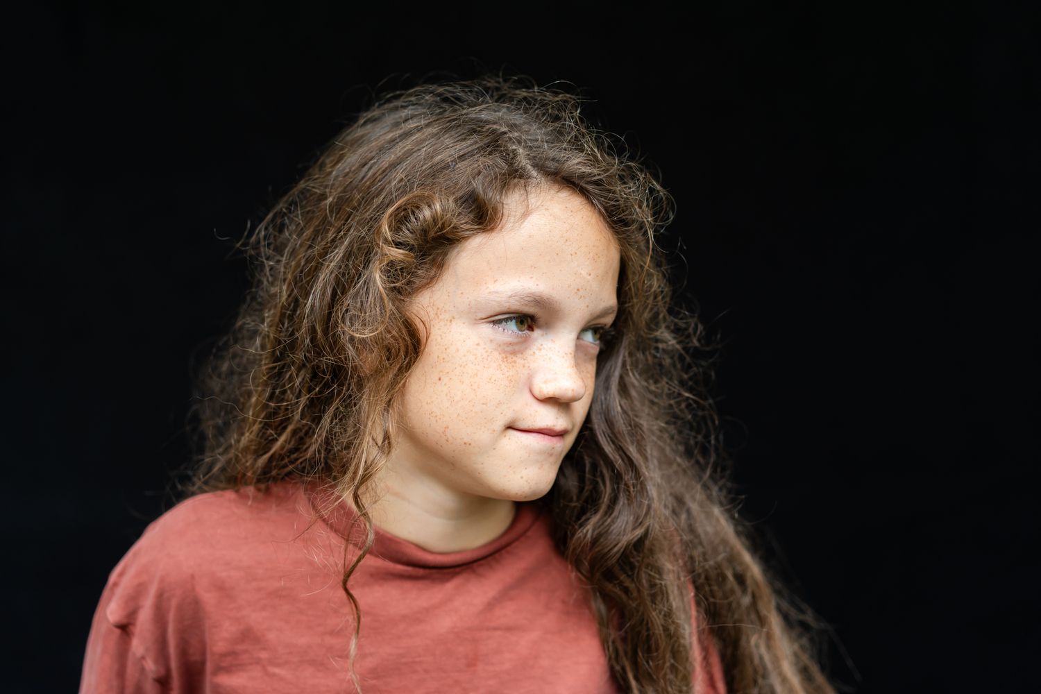 personality portrait side profile