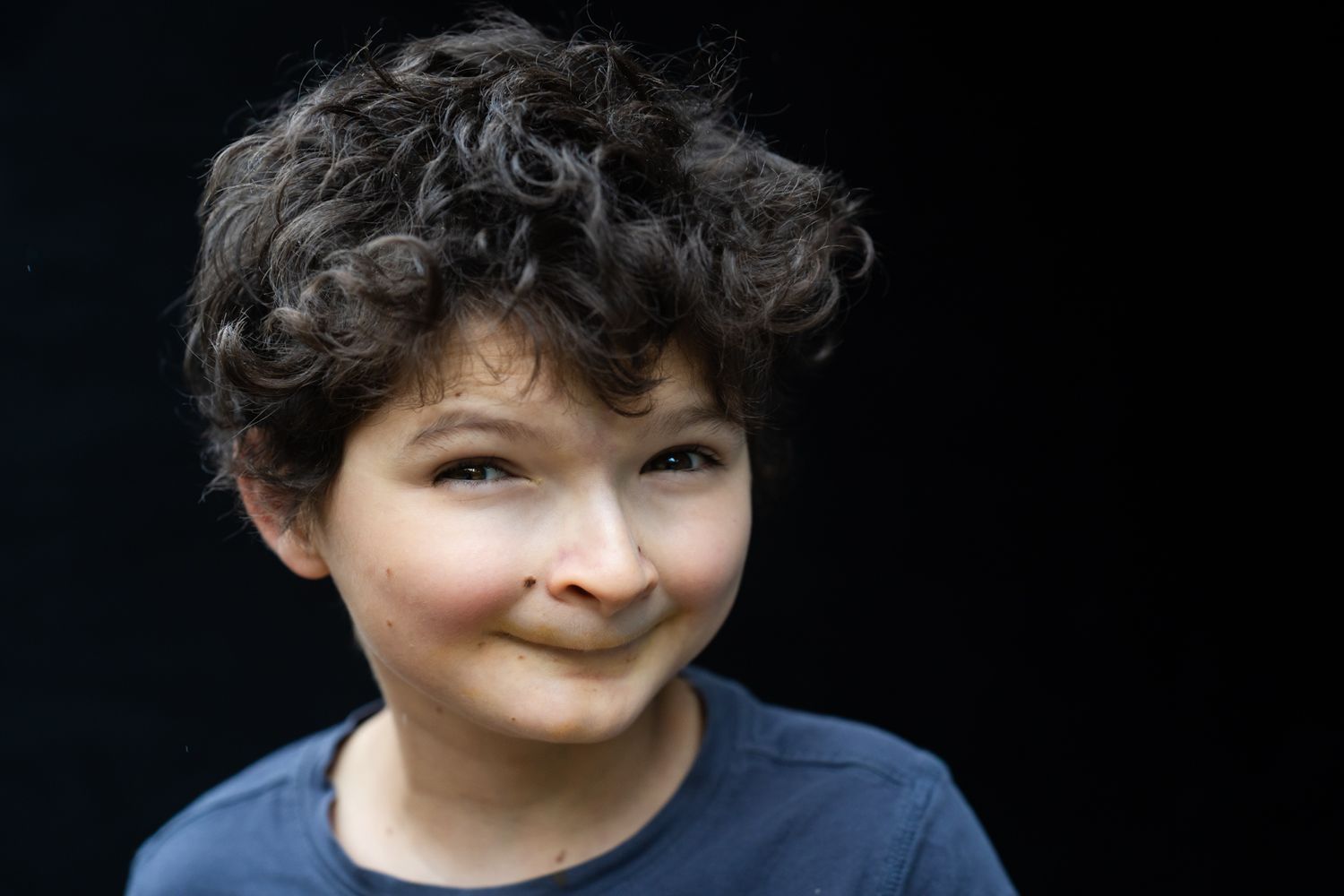 personality portrait of a young boy