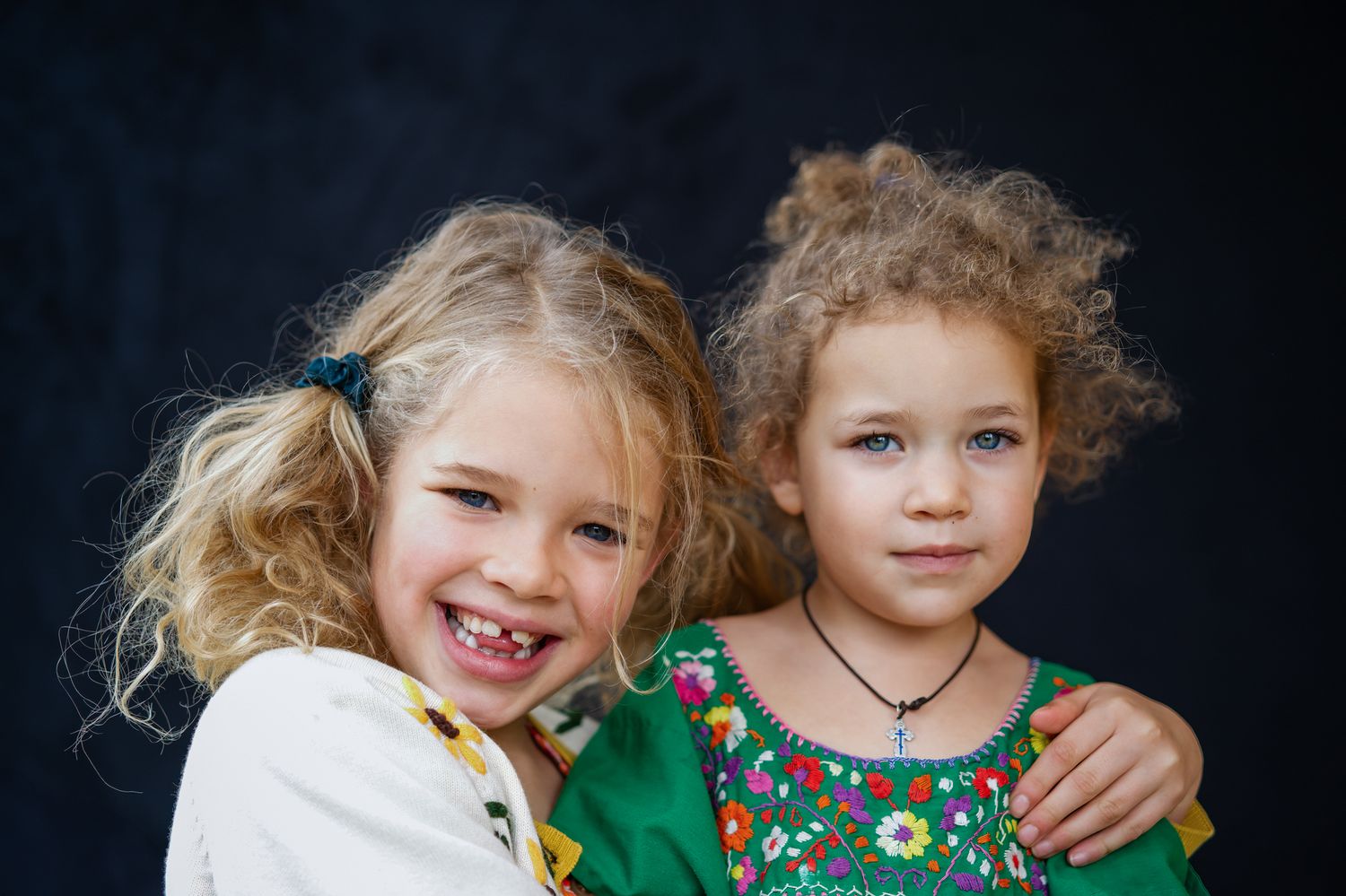 fine art school photo of siblings