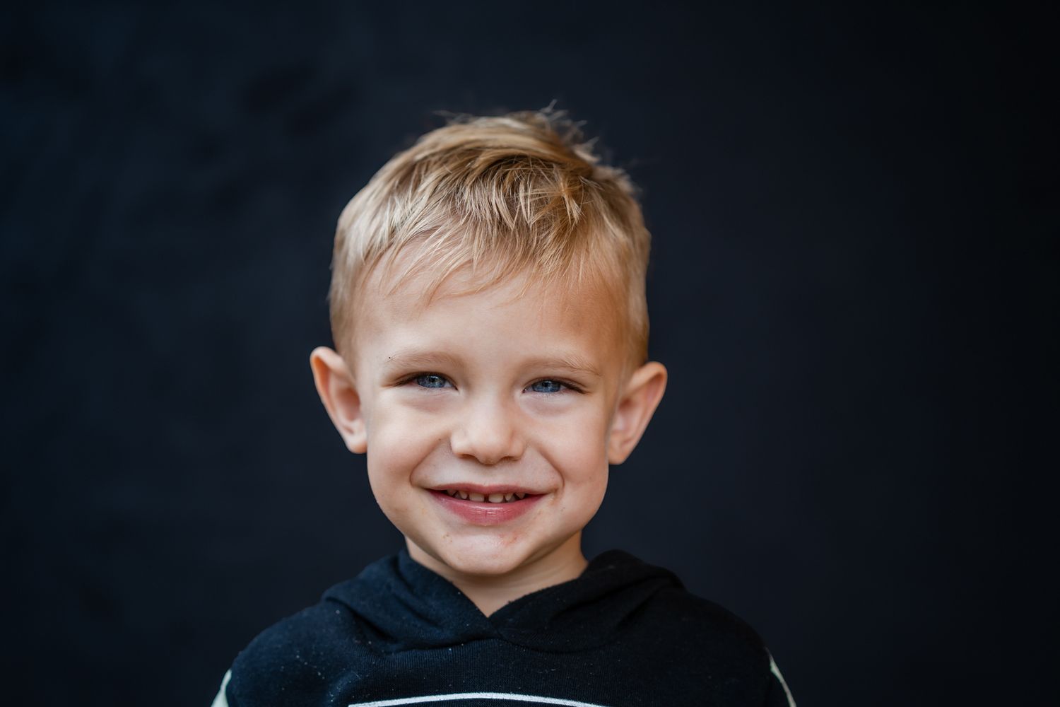 school portrait of a toddler boy