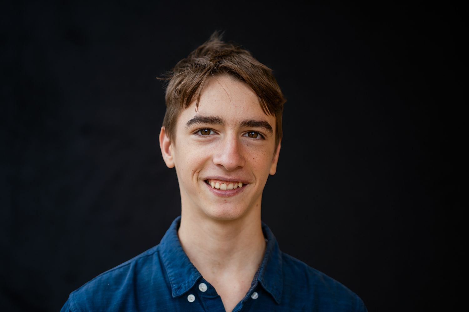 school portrait of teenage boy