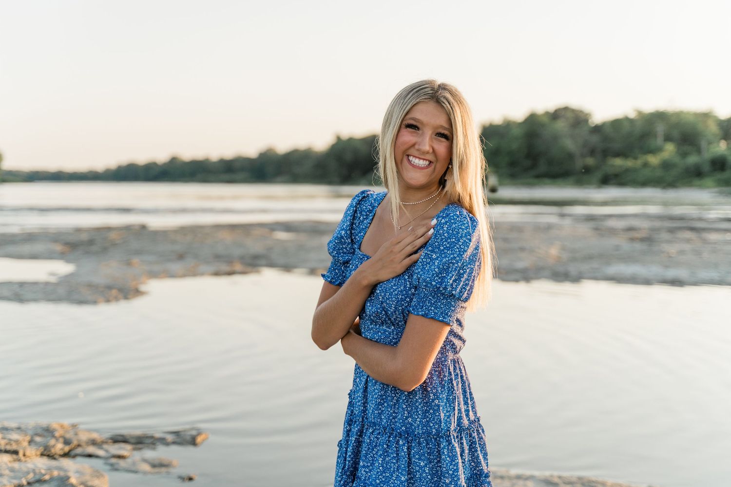 Authentic Toledo senior portraits with natural expressions