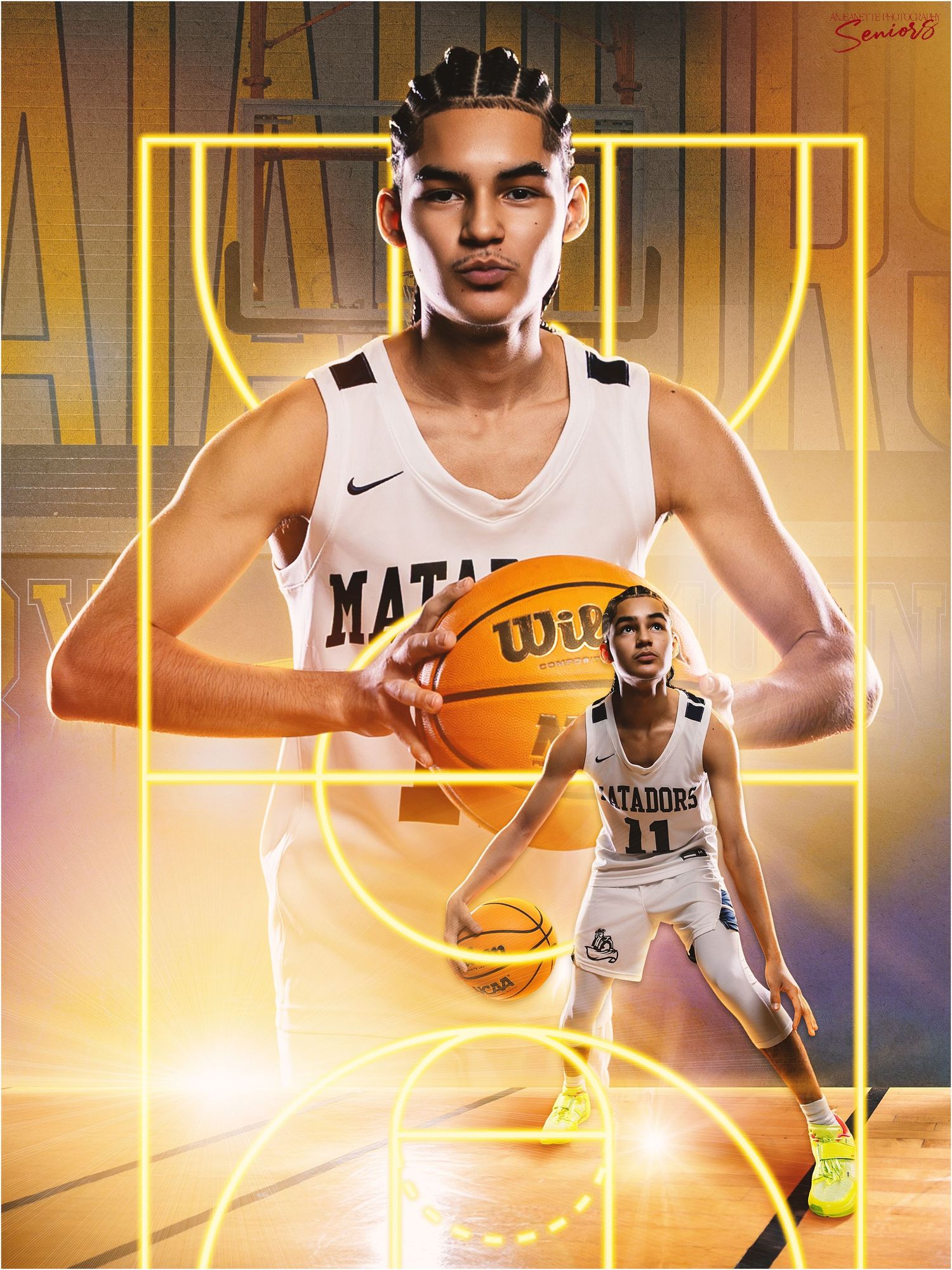 Team Banner Pictures by Anjeanette Photography Graduation High School Seniors AZ Sports  Phoenix Arizona