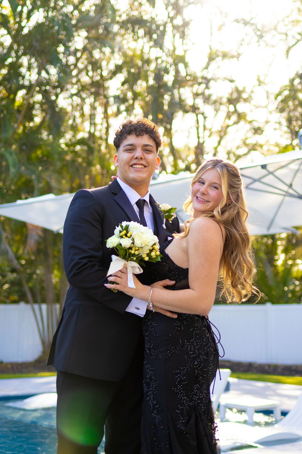 senior prom photo