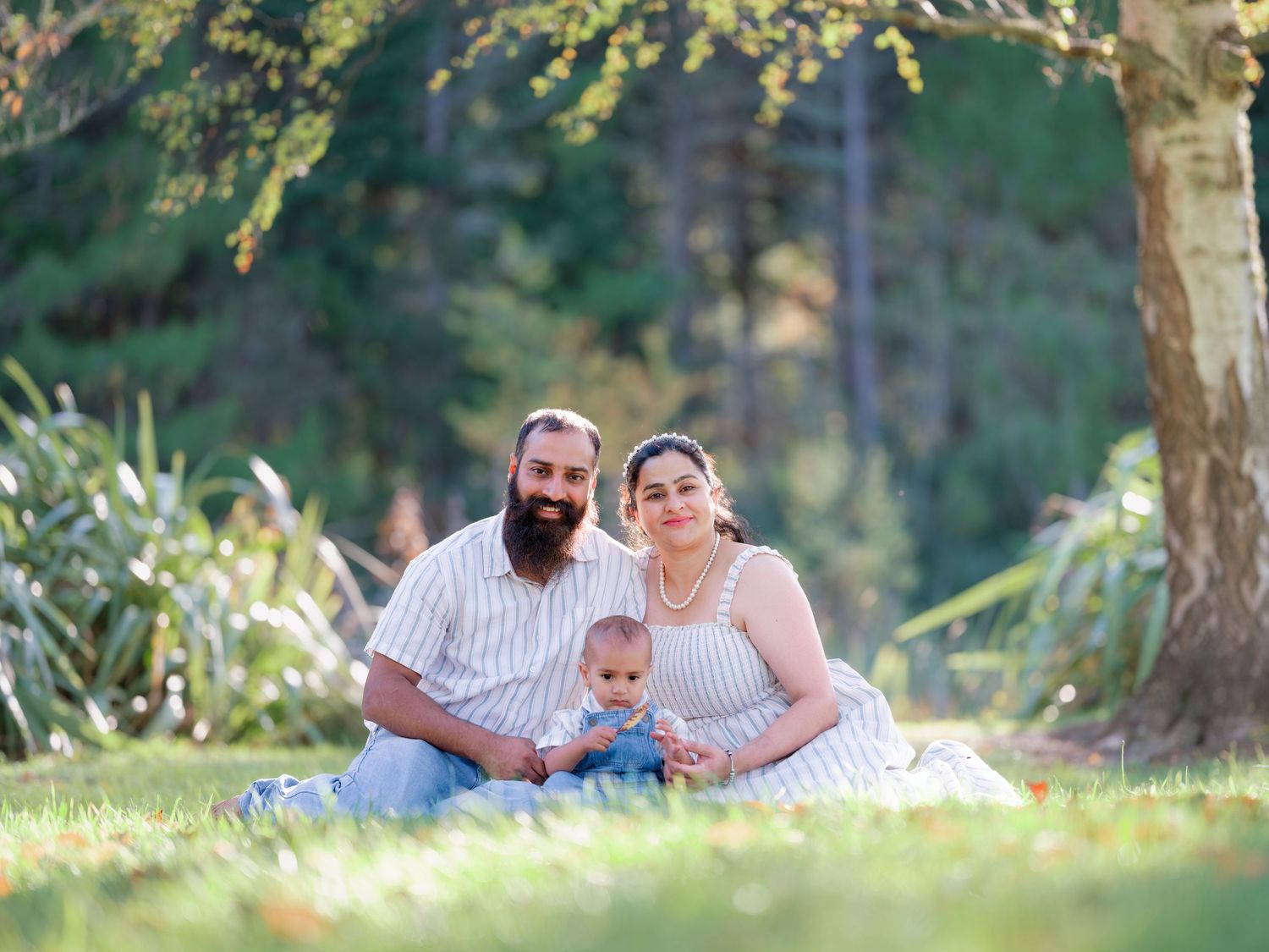 light and airy family photo Hanmer Springs
