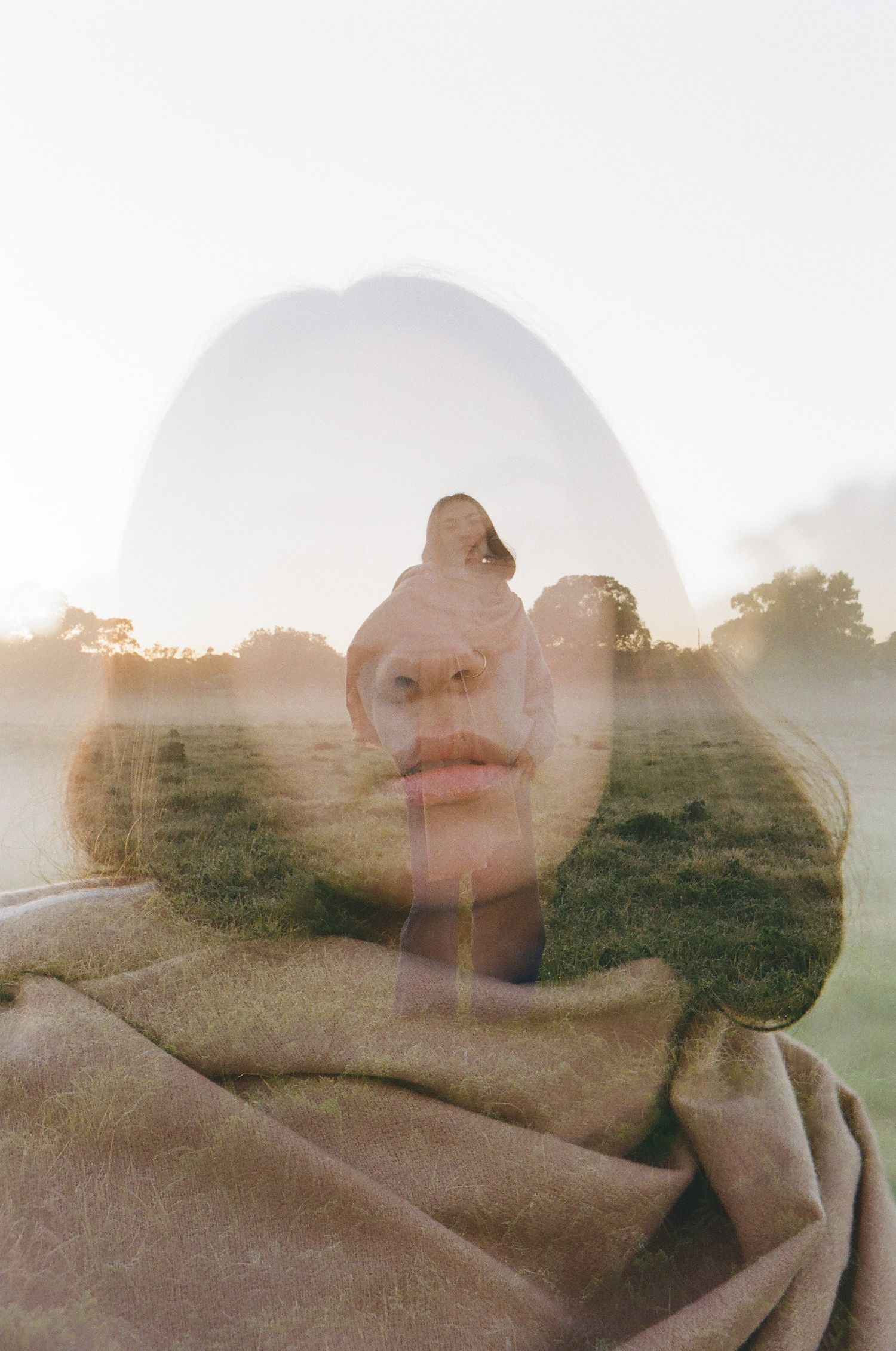 Intimate film portrait at Randwick Stables, soft morning light

Close-up of woman’s face, natural farm setting in Fremantle