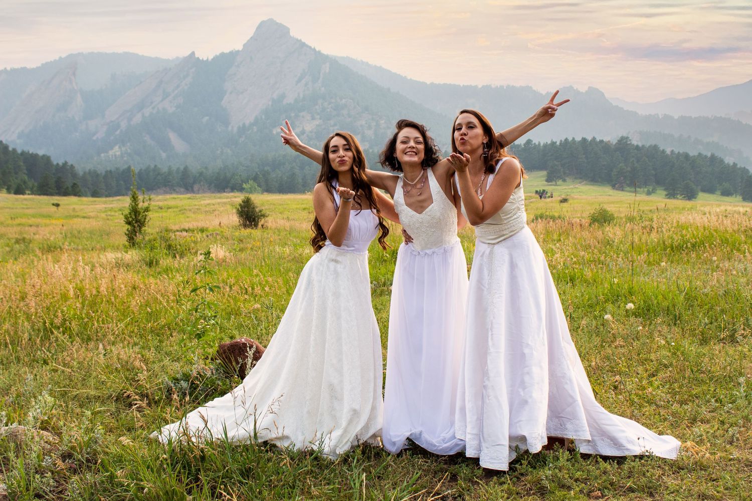 Group Wedding photo boulder colorado