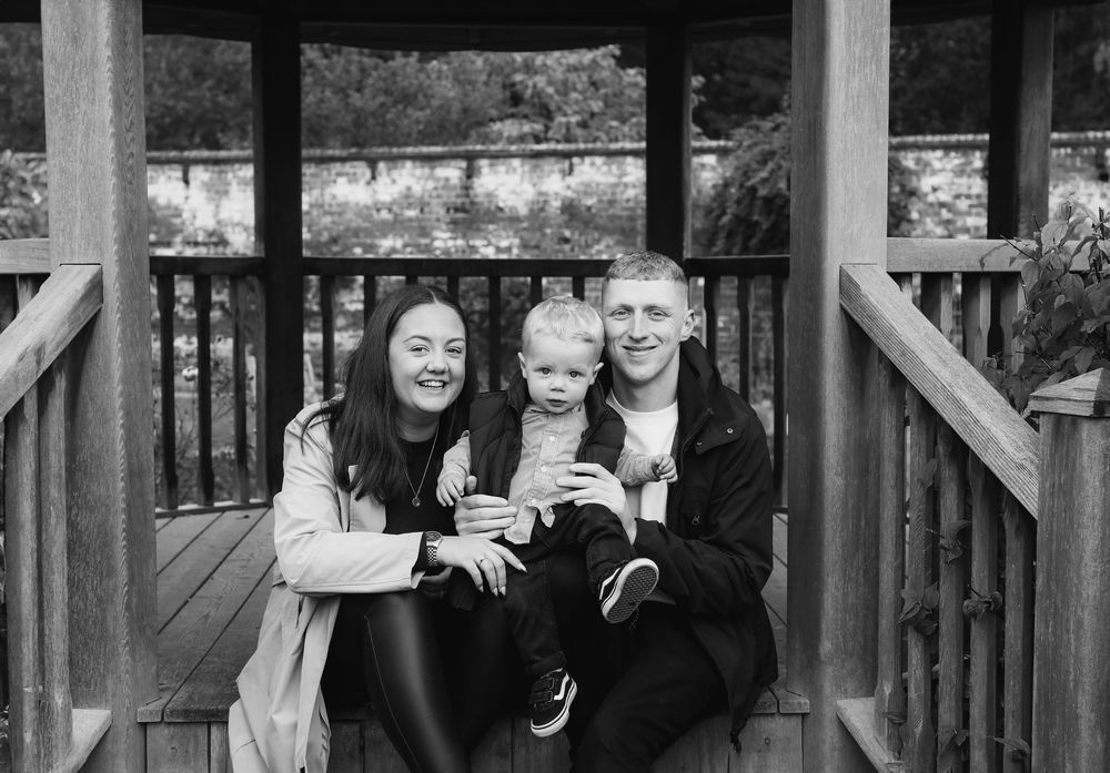 Outdoor Family photographer Derbyshire area natural candid Family photography