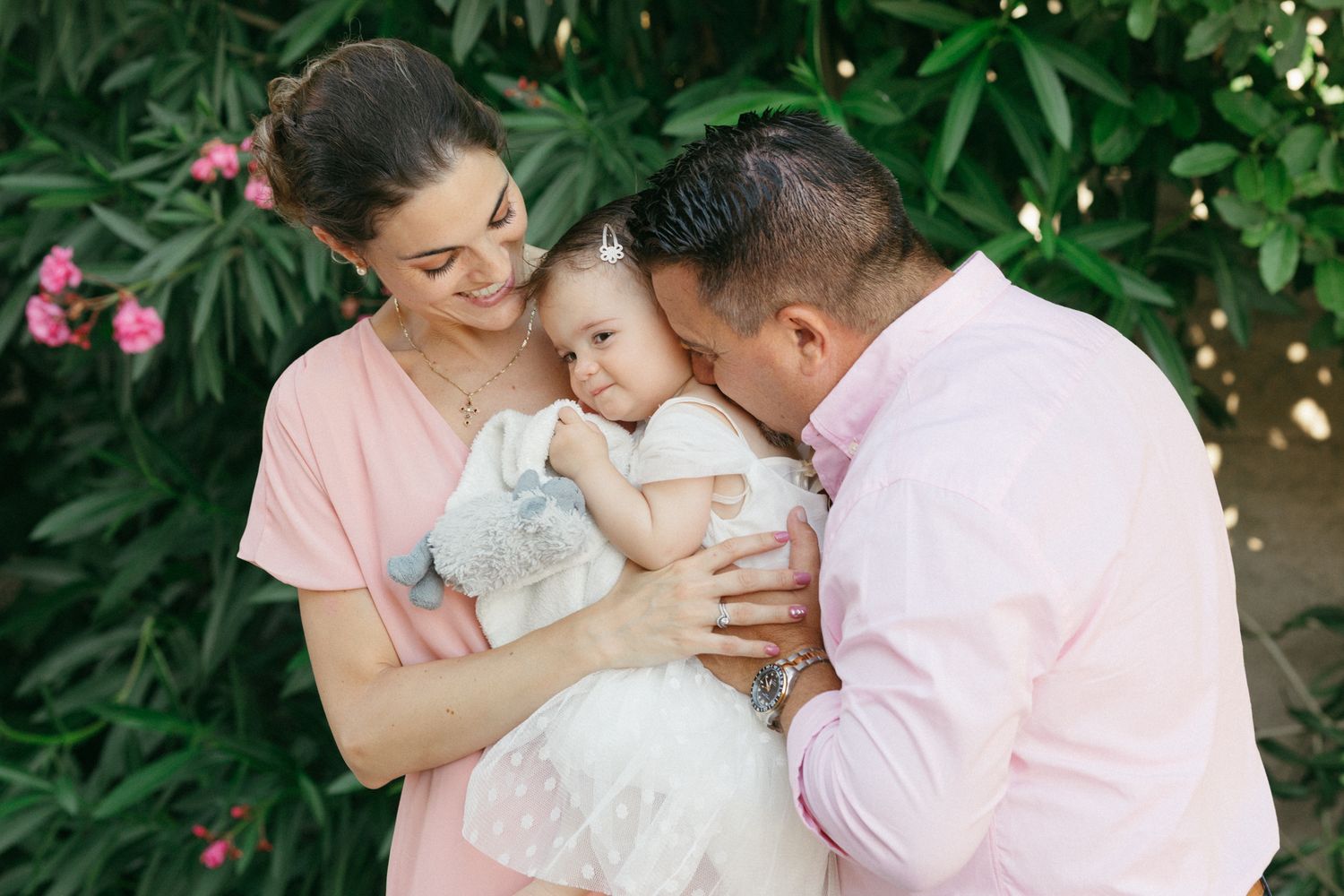 Christerning photography service during baptism in Paphos.