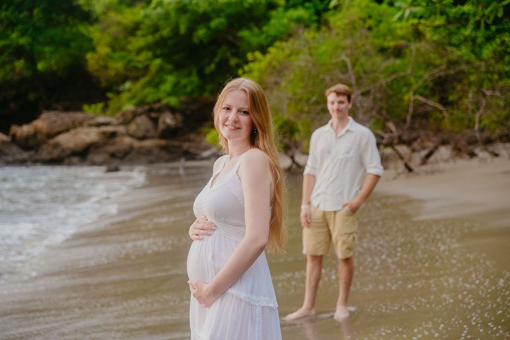 maternity photo session in Playas del Coco, Guanacaste, Costa Rica