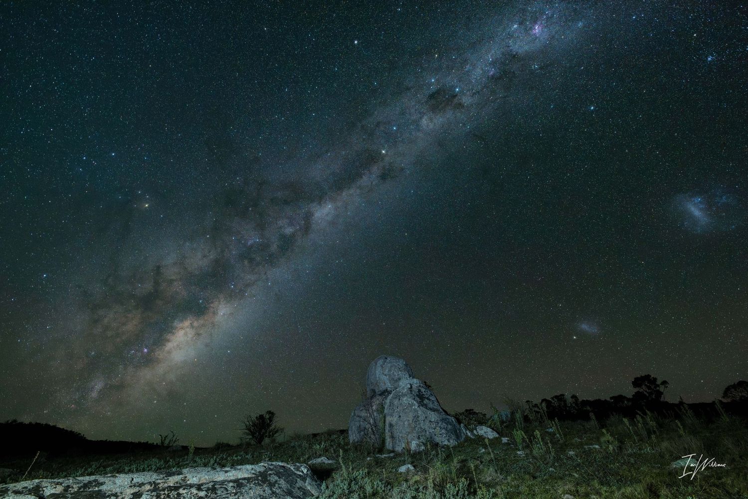 Milky Way landscape photography Namadgi National Park