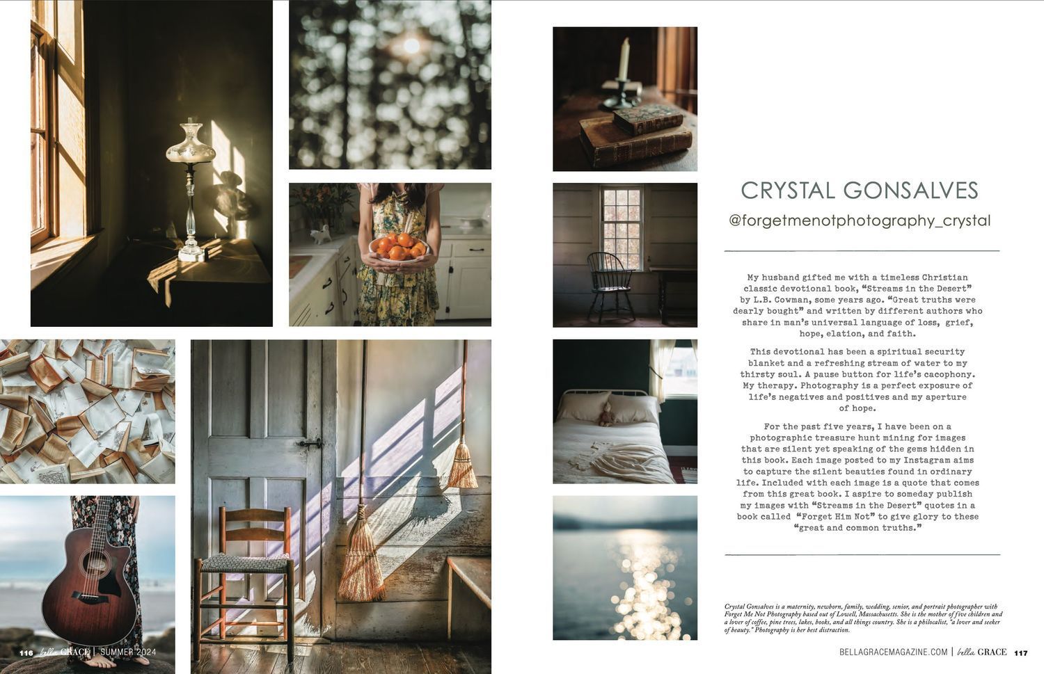 Bella Grace Issue 40 Magazine New England photographer Forget Me Not Photography