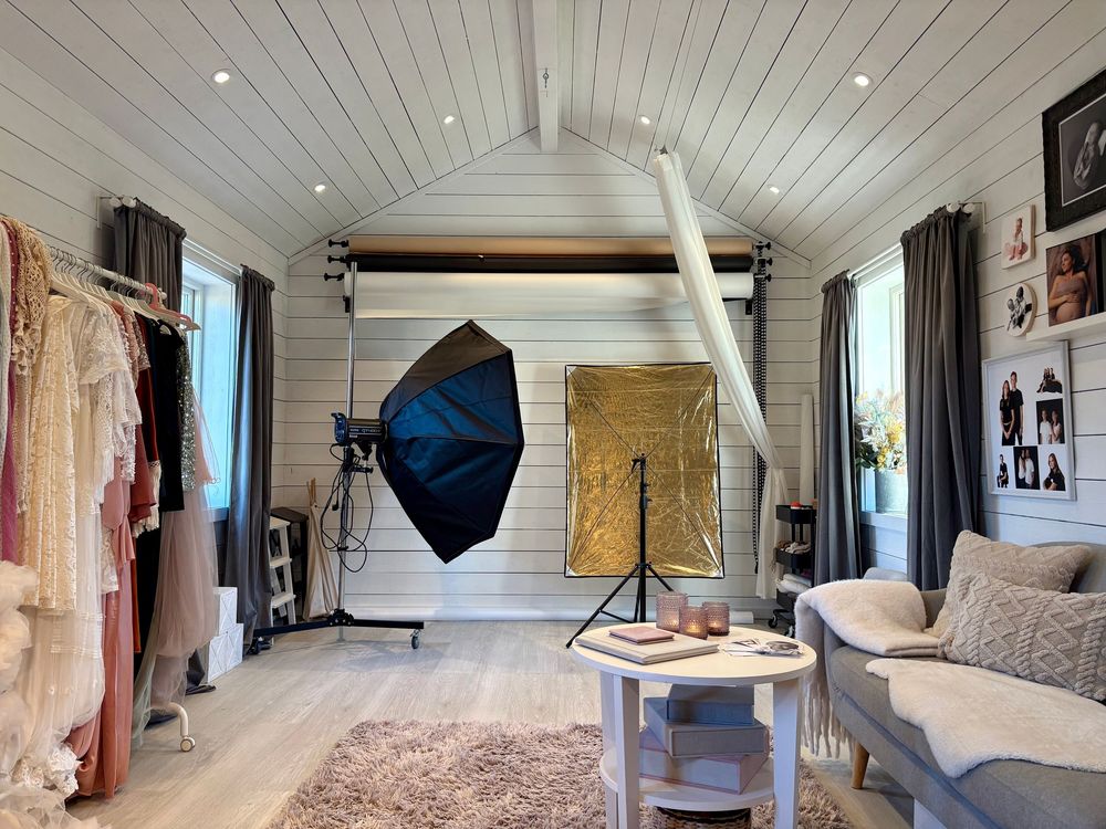 Fotostudio. Trekanten i Kalmar, Småland. Familjefotografering. Gravidfotografering.